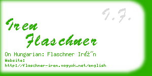 iren flaschner business card